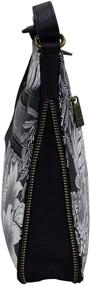 img 1 attached to 👜 Anuschka Expandable Crossbody: Cleopatra-inspired Handbags & Wallets for Women - Trendy Totes