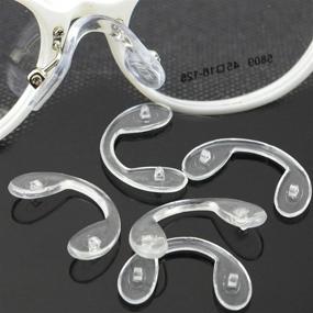 img 2 attached to 10 Sets of U-Shaped Silicone Glasses Strap with Screw-in Nose Pads - Essential Eyewear Accessory