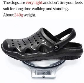 img 1 attached to Comfortable Breathable Anti-Slip Men's Sandals Slippers Shoes