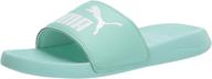 👡 comfortable and stylish: puma women's popcat slide sandal for everyday wear logo