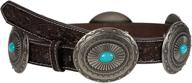 ariat pierced inlay concho turquoise logo