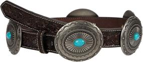 img 1 attached to Ariat Pierced Inlay Concho Turquoise