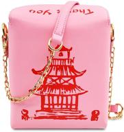 👜 stylish crossbody shoulder bag: i5 chinese takeout box purse with chic chain strap logo