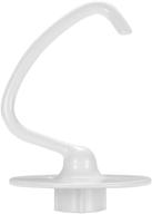 🍞 kitchenaid mixer replacement dough hook - k45dh coated dough hook for ksm150 ksm90 k45ss, dough attachment for kitchen aid tilt-head lift stand mixers, compatible with 4.5 quart/5 quart bowl logo