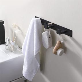 img 2 attached to Hooks Towel Mount Stainless AH210H3 BK