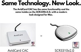 img 2 attached to 💻 AvidCard CAC USB-C Smart Card Reader - Compatibility with Windows PCs Only (SCR3310v2.0 Version)