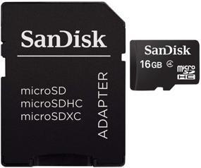 img 3 attached to 💾 SanDisk 16GB Mobile Class 4 MicroSDHC Flash Memory Card (SDSDQM-B35A) with Adapter