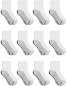img 4 attached to Durable Comfort for Boys: Explore 🧦 Hanes Boys' Extra Durable Ankle Socks Multipack