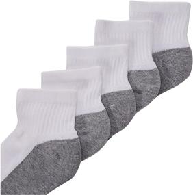 img 2 attached to Durable Comfort for Boys: Explore 🧦 Hanes Boys' Extra Durable Ankle Socks Multipack