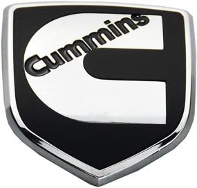 img 2 attached to Cummins Emblem Sticker Replacement Chrome