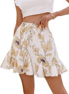 лето envemour womens floral ruffle логотип