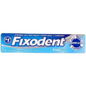 img 3 attached to 🦷 Fixodent Free Denture Adhesive Cream 2.40 oz (Pack of 4): Secure and Long-lasting Hold for Dentures
