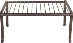 img 1 attached to 🧰 Spectrum Diversified Ashley: Sturdy Wire Kitchen & Bathroom Organizer - Rust-Resistant Cabinet Shelf, Medium, Bronze