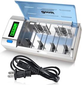 img 4 attached to 💡 BONAI LCD Universal Battery Charger with Discharge Function for AA, AAA, C, D, 9V Ni-MH Ni-CD Rechargeable Batteries