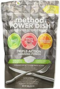 img 2 attached to 🍋 Method Products PBC Lemon Mint Dish Pack, 10.5 OZ, 10 Ounce, 1759, 20CT
