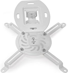 img 3 attached to 🔧 White Universal Low Profile Ceiling Projector Mount by Mount Factory