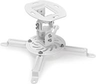 🔧 white universal low profile ceiling projector mount by mount factory logo