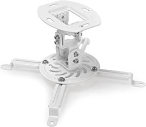 img 4 attached to 🔧 White Universal Low Profile Ceiling Projector Mount by Mount Factory