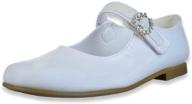 rachel kids millie toddler patent girls' shoes and flats logo