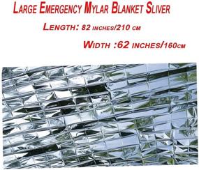 img 3 attached to 🔅 Stay Protected with Bytiyar Reflective Emergency Survival Blanket