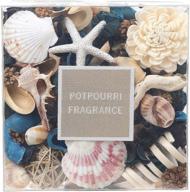 🌊 qingbei rina ocean scented potpourris: fragrant decorative filler for bowl and vase in blue - perfect christmas aroma gift and home fragrance decoration логотип