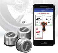 fobo pressure monitoring systems silver tires & wheels logo