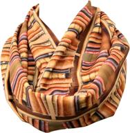 📚 infinity bookshelves scarf library: women's accessories for scarves & wraps, perfect for birthdays logo