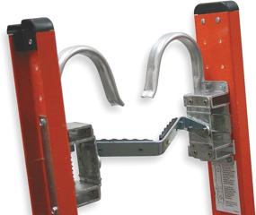 img 1 attached to Werner 92-88 Aluminum Cable Hook and Steel V-Rung Assembly Extension Accessory: Elevate Your Extension Ladder with Superior Safety and Versatility