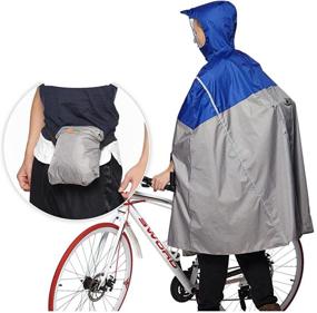 img 2 attached to SudaTek Lightweight Cycling Raincoat Reflector Outdoor Recreation