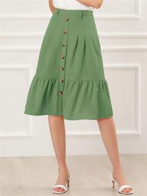 img 2 attached to 👗 Chic Vintage Buttoned Women's Clothing by Allegra - Perfectly Fitted and Timelessly Stylish