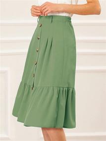 img 3 attached to 👗 Chic Vintage Buttoned Women's Clothing by Allegra - Perfectly Fitted and Timelessly Stylish