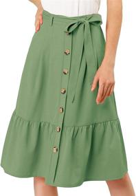 img 4 attached to 👗 Chic Vintage Buttoned Women's Clothing by Allegra - Perfectly Fitted and Timelessly Stylish