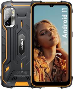 img 4 attached to 📱 CUBOT Kingkong 5 Pro: Разблокированный прочный смартфон с Android 11, аккумулятором на 8000 мАч, 6.1-дюймовым HD+ экраном, 48МП камерой – Водонепроницаемый и с двумя SIM-картами, 4ГБ+64ГБ, американская версия (черный + оранжевый)