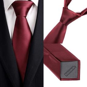 img 2 attached to 👔 Handmade Classic Solid Necktie & Men's Accessories: Fortunatever Ties, Cummerbunds & Pocket Squares