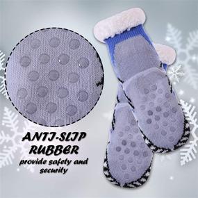 img 3 attached to 🧦 Cute Animal Slipper Socks for Toddlers: Perfect Christmas Boys' Clothing Addition