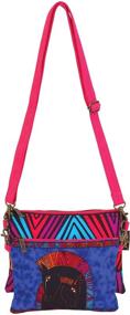 img 1 attached to 🐱 Feline Friends Crossbody Handbags & Wallets by Laurel Burch - Perfect Women's Crossbody Bags