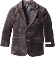 isaac mizrahi boys' little velvet blazer clothing and suits & sport coats logo