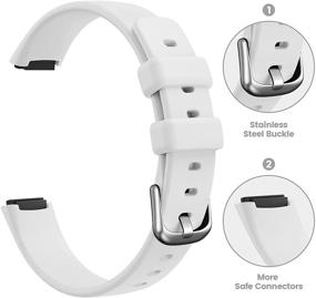 img 1 attached to For Fitbit Luxe Bands For Women Men Wearable Technology for Accessories