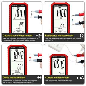 img 2 attached to SVOHZAV Auto-ranging Digital Multimeter – TRMS 6000 Counts Voltmeter with 4.8 Inch Display – NCV Electrical Tester for Measuring AC/DC Current, Capacitance, Resistance, Continuity, Temperature, and Diode