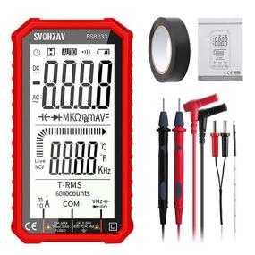 img 4 attached to SVOHZAV Auto-ranging Digital Multimeter – TRMS 6000 Counts Voltmeter with 4.8 Inch Display – NCV Electrical Tester for Measuring AC/DC Current, Capacitance, Resistance, Continuity, Temperature, and Diode