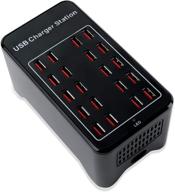 🔌 20-port usb charger station with fast charging for travel, family gatherings, schools, shopping malls, hotels, shops logo