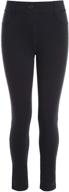 👖 nautica girls' sensory friendly legging for school uniform clothing logo