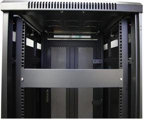 img 1 attached to 🔲 StarTech.com 2U Стальная заглушка панели - Черная стойка для установки в стойку 19 дюймового серверного шкафа или шкафа (BLANKB2)