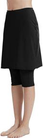 img 3 attached to 👙 Seagoo Leggings Protection Skirted Swimwear: Women's Clothing, Swimsuits & Cover-Ups