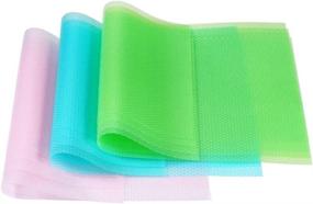 img 4 attached to 🛍️ Dulcii 12Pcs Refrigerator Mats: Waterproof Non-Slip EVA Liner Pads for Drawers, Shelves, Cabinets, Storage, Kitchen, and Placemats