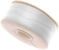 high-quality 64-yard nymo nylon beading thread size d for delica beads in white - ideal for beading projects logo