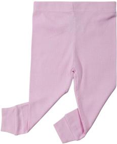 img 2 attached to 🏻 Stay Warm in Style: Sweet & Sassy Infant & Toddler Girls' 4-Piece Thermal Underwear Set