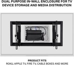 img 3 attached to 📦 Legrand - OnQ Cable Management, Structured Media Enclosure, In-Wall Enclosure, TV Home Theater Box, Recessed Storage Box, Dual-Purpose, 9 Inches, White (ENP0900-NA) - Enhanced SEO