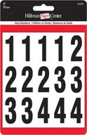 the hillman group 842284 numbers kit: enhance visibility with 2-inch black/white numbers! логотип
