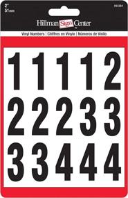 img 2 attached to The Hillman Group 842284 Numbers Kit: Enhance Visibility with 2-Inch Black/White Numbers!